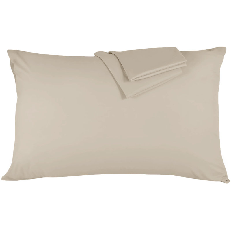 Microfiber Pillow Cases – Soft & Breathable (Set of 2), Beige