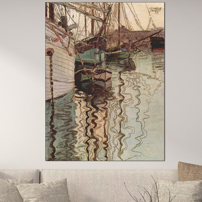 Egon Schiele - Wrapped Canvas Painting, 120cm H x 90cm W x 1.8cm D