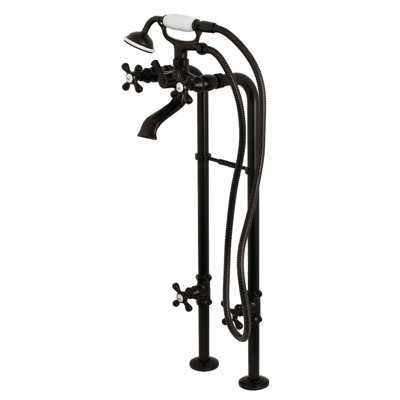 Kingston Freestanding Tub Faucet with Supply Line