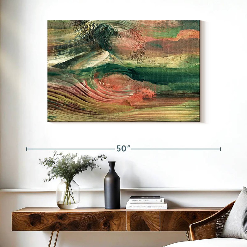 Avery Rustic Abstract, 26" H x 39" W