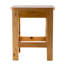 Tabouret d'appoint carré en bois