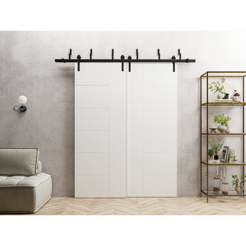 Solid Wood Barn Doors without Installation Hardware Kit Barn Door, 36" x 80"