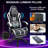  Ergonomic Gaming Chair with Speakers RGB LED Lights and Massage-1861992260