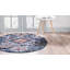 Tapis bleu marine / brun Kitley Southwestern-1641300816