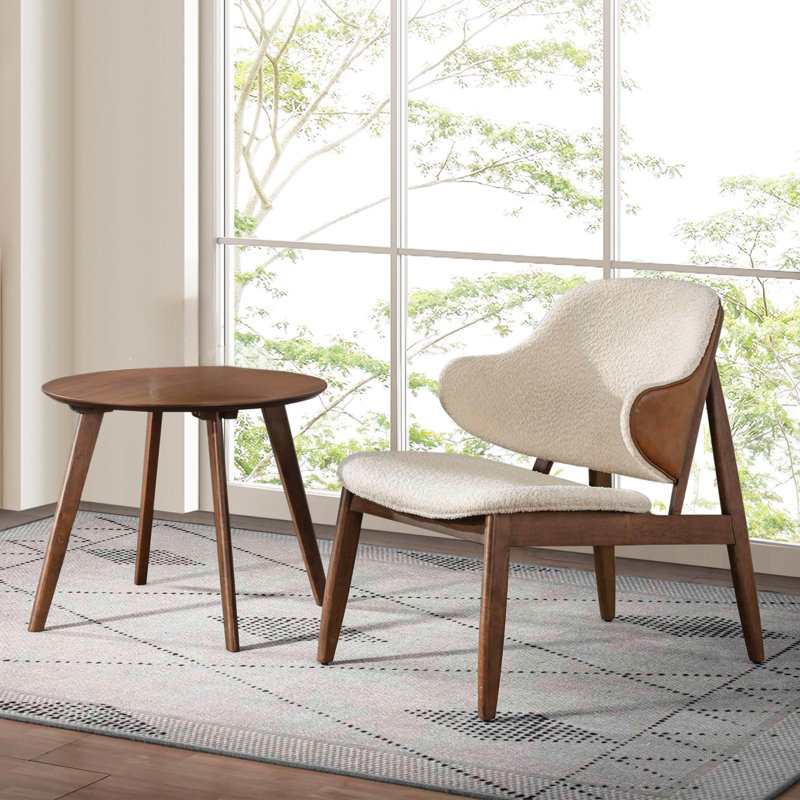 Ensemble de chaise d'appoint et table d'appoint