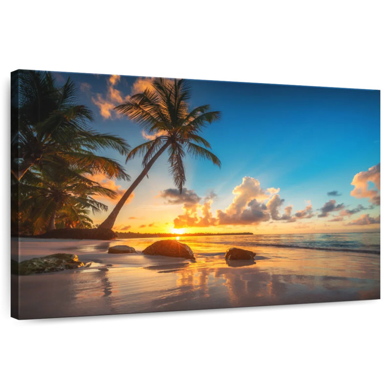 Sunset In Punta Cana Gillard, 32" H x 48" W