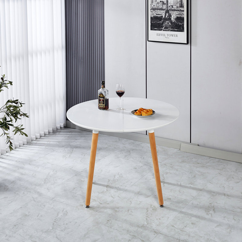 Table extensible, table à manger, table de bureau, table basse, pieds en bois