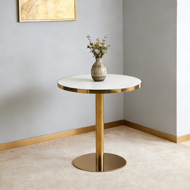 Table basse Mid-Century moderne, table de salle à manger multifonctionnelle pour 4 à 6 personnes et grande table basse, plateau en panneau de fibres à densité moyenne blanc pour le salon, la cuisine et le bureau