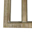 Ensemble de 2 décorations de fenêtre en bois blanc