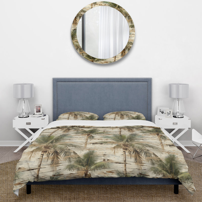 Ensemble de housse de couette Driftwood, Housse de couette pour grand lit et 2 taies décor
