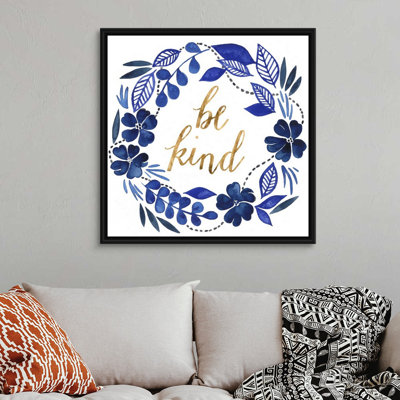 Art textuel sur toile, "Cobalt inspirations collection G"