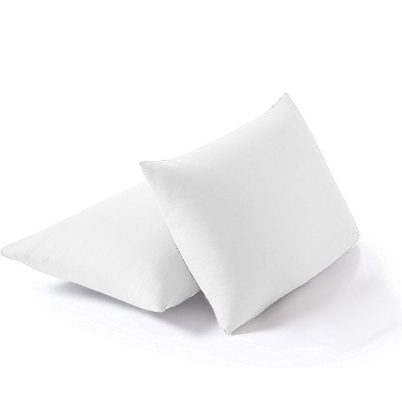 Kotto 100% Polyester Square Oxford Pillowcases, White