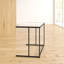 Glass Desk with Pedestal Frame
