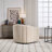 Upholstered Swivel Barrel Armchair-910433565