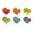 Mexican Flowers 18 Piece Porcelain Dinnerware Set - Service for 6