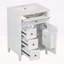 Meuble-lavabo moderne avec rangement abondant et fabrication robuste-169745644