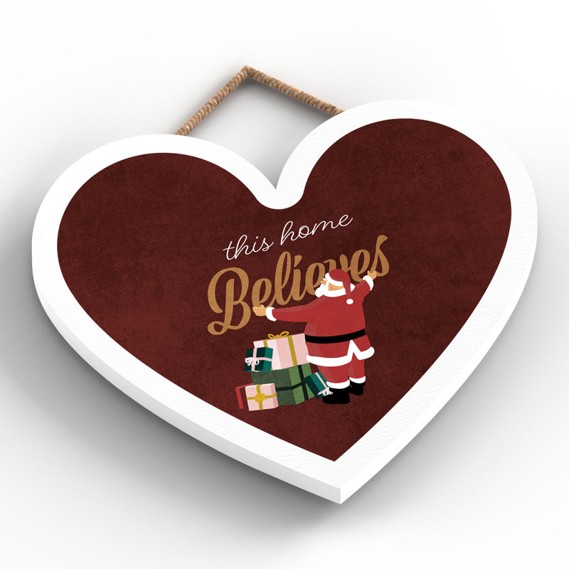 Christmas Decorative Accent, 16cm H x 17cm W x 0.9cm D