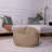 Factory Direct Partners 30 inch Round Faux Leather Bean Bag for Kids and Teens-114989685