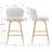 Elijah Upholstered Barstool With Footrest-107437724