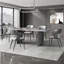 Modern Grey Microlite Rectangular Dining Table Sets-104470467