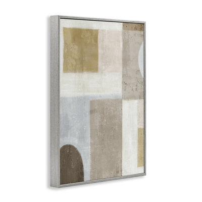 Subtil Drift Geometrics, giclée encadrée, design par Emma Peal