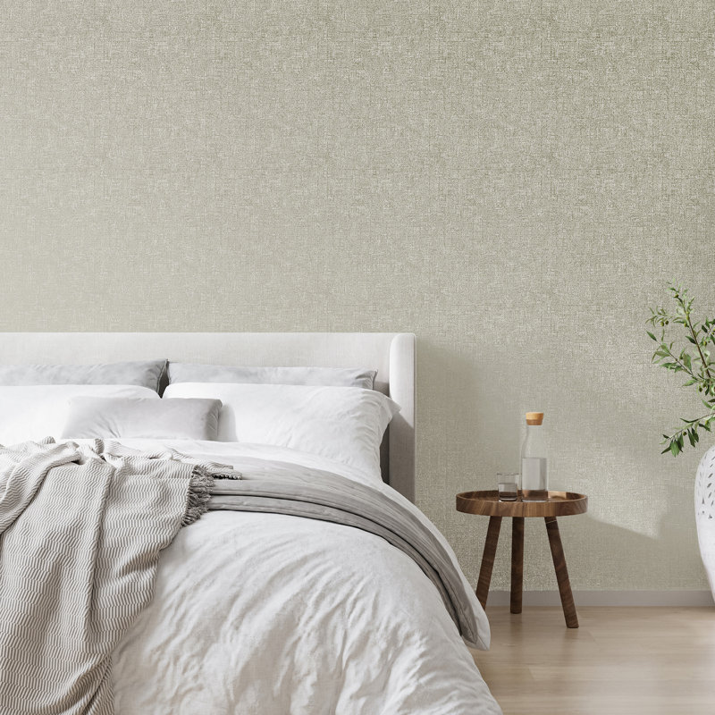 Superfresco Midas Texture Plain 10m x 52cm Matte Wallpaper Roll, Netural