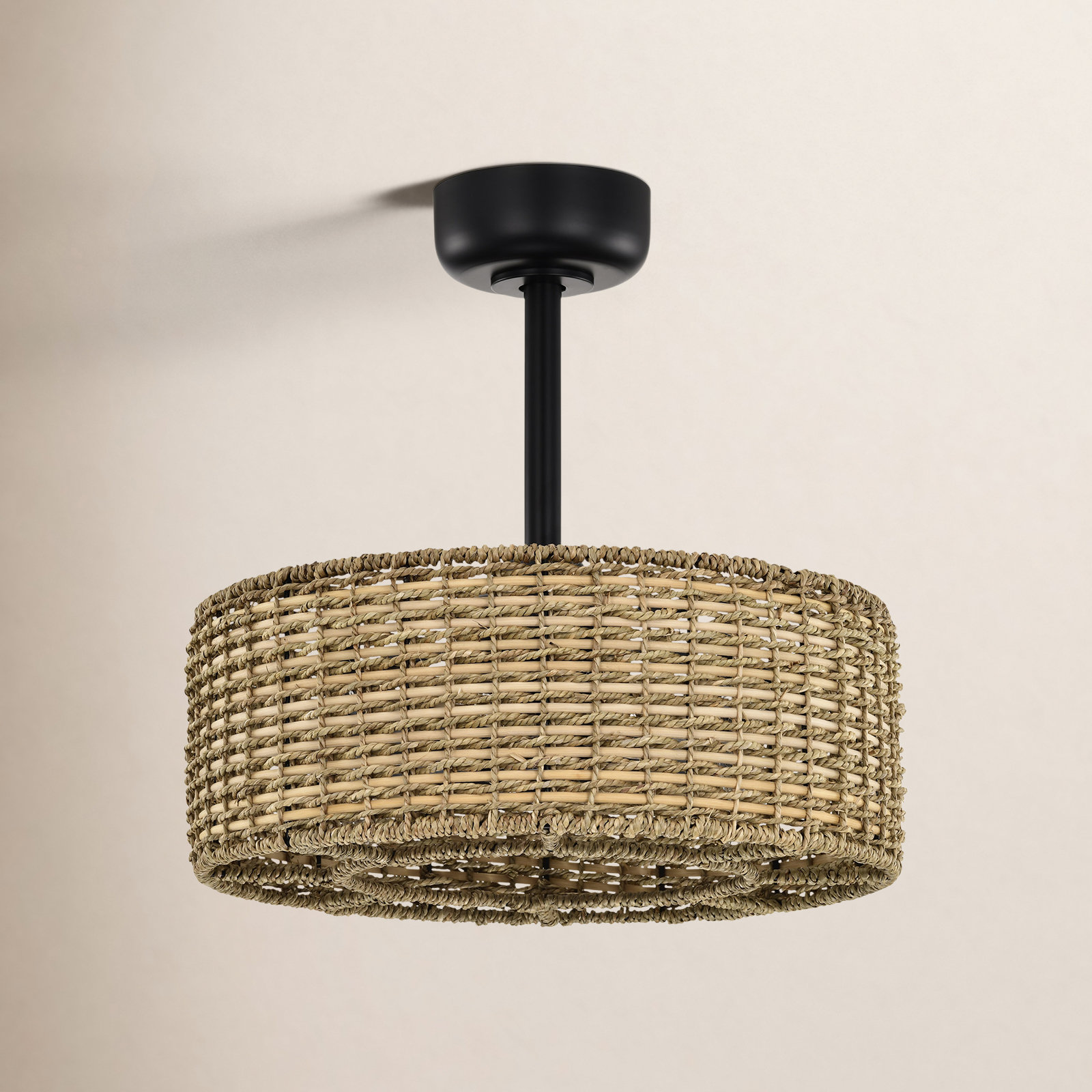 Barbre 12" Ceiling Fan with Light Kit