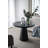 36X36x30" Black Round Dining Table With Pedestal Base