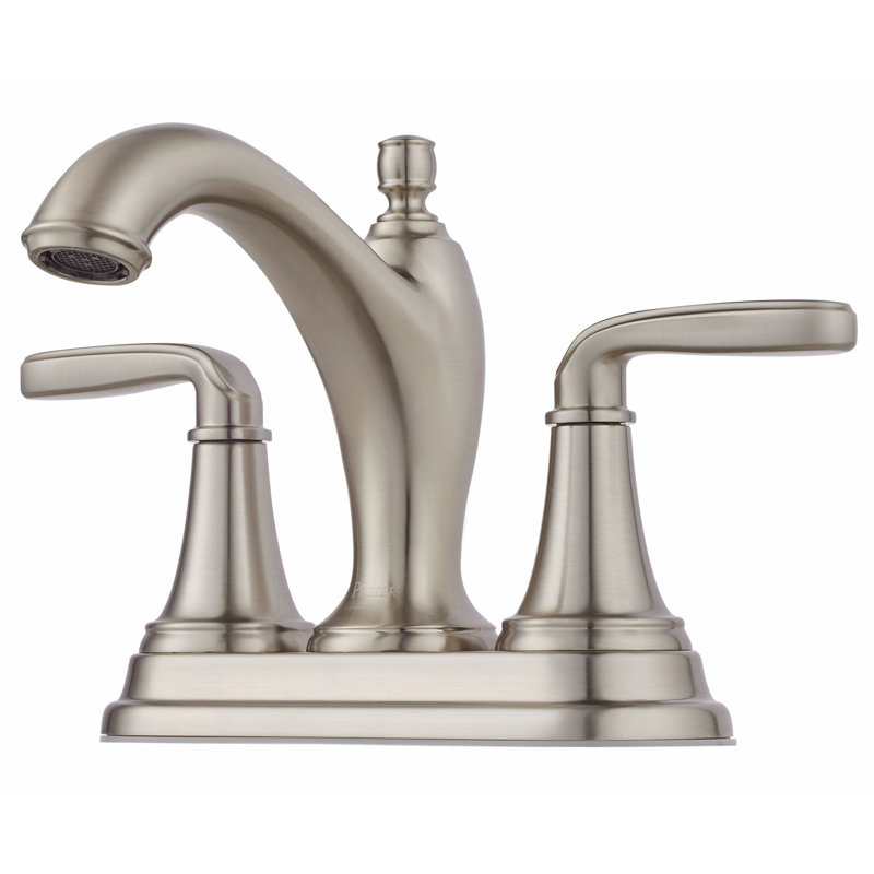Northcott Centerset Bathroom Faucet in with Drain Assembly, Brushed Nickel