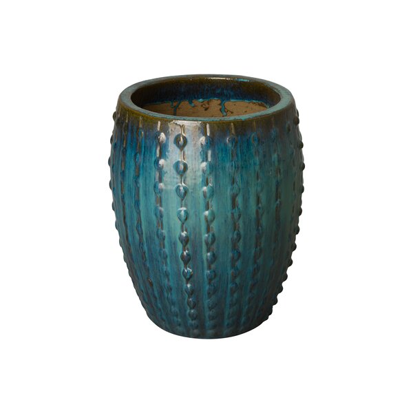 Hunziker Ceramic Pot Planter Rosecliff Heights Size: 24 H x 28 W x 28 D