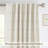 Goffredo 100% Blackout Natural Linen Curtains for Bedroom  Double Layer Drape Farmhouse Thermal Insulated Rod Pocket Back Tab Full Light Blocking 2 Panels for Living Room Nursery-1001974398-1001974341