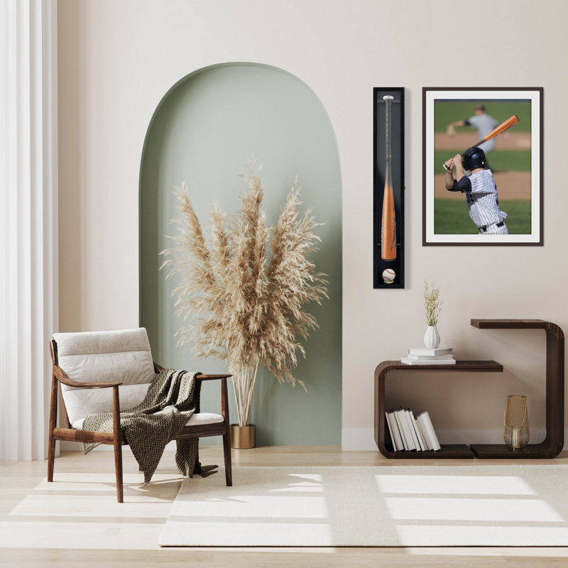 39.6'' H x 6'' W Solid Wood Display Case