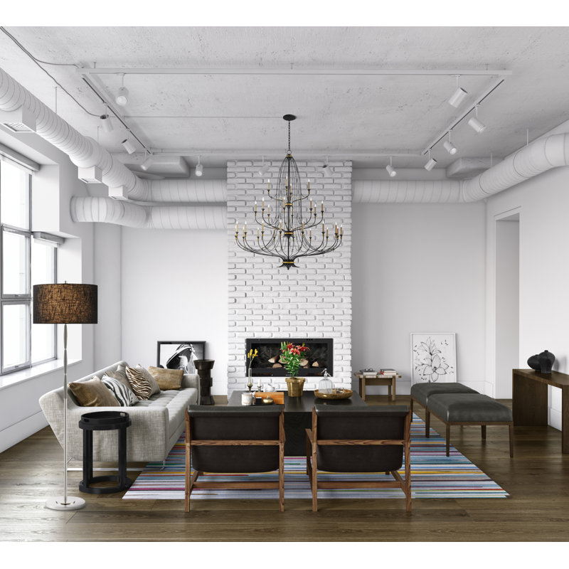 Folgate 28 - Light Dimmable Tiered Chandelier
