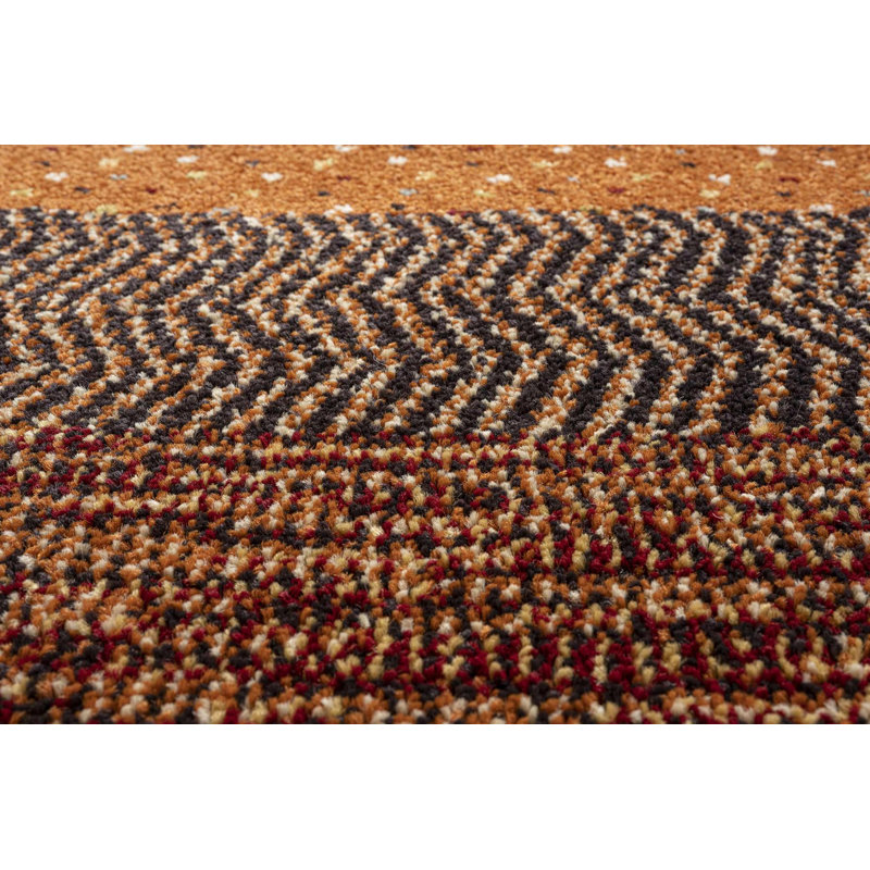 Woodstock Dark Multi Stripe, Rectangle 200 x 290cm