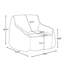 Fauteuil à billes géant en velours côtelé avec accoudoirs et très grand canapé confortable-1866085445