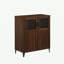 Armoire d'appoint moderne à rainures --107145799