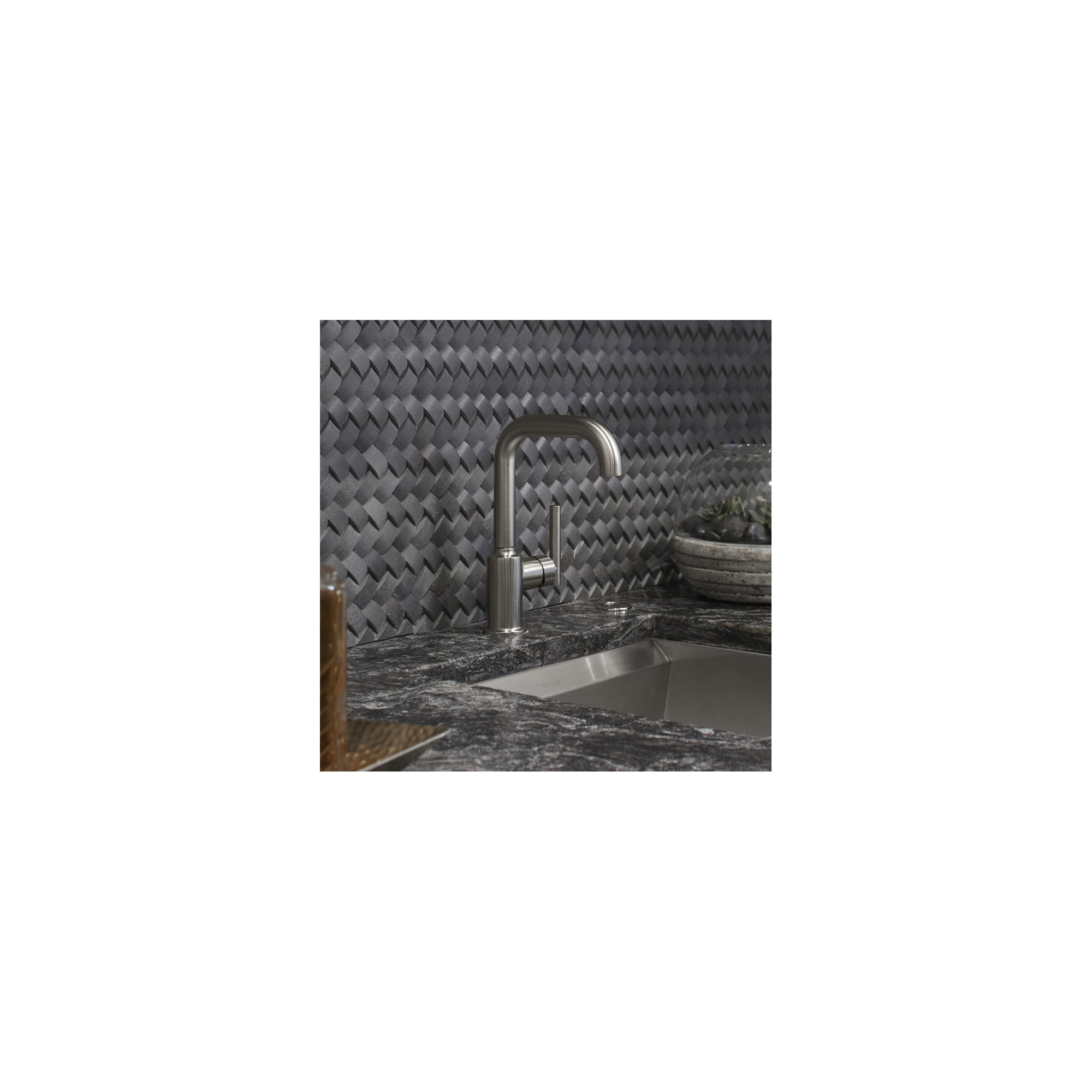 Purist Bar Faucet with Accessories, Vibrant Stainless