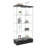 Hollandale 65.8"H Glass Display Cabinet, Bookcase With 13-Color LED & 2 Drawers-660106732