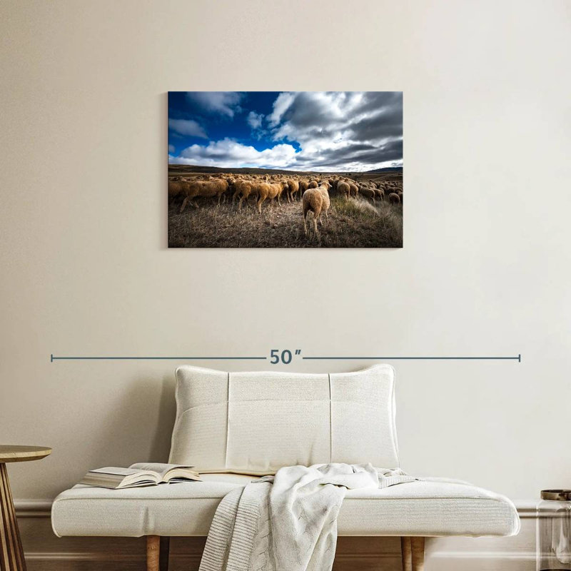 Brampt Soria Sheep Flock, 20" H x 30" W