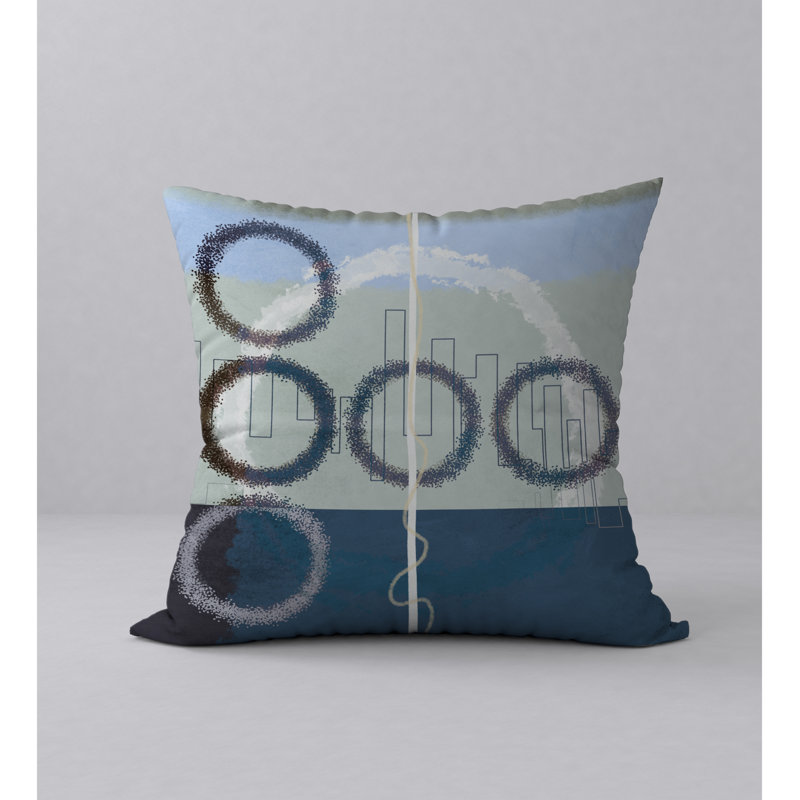 Housse de coussin carrée manzanola/insert, H 24 po x l 24 po