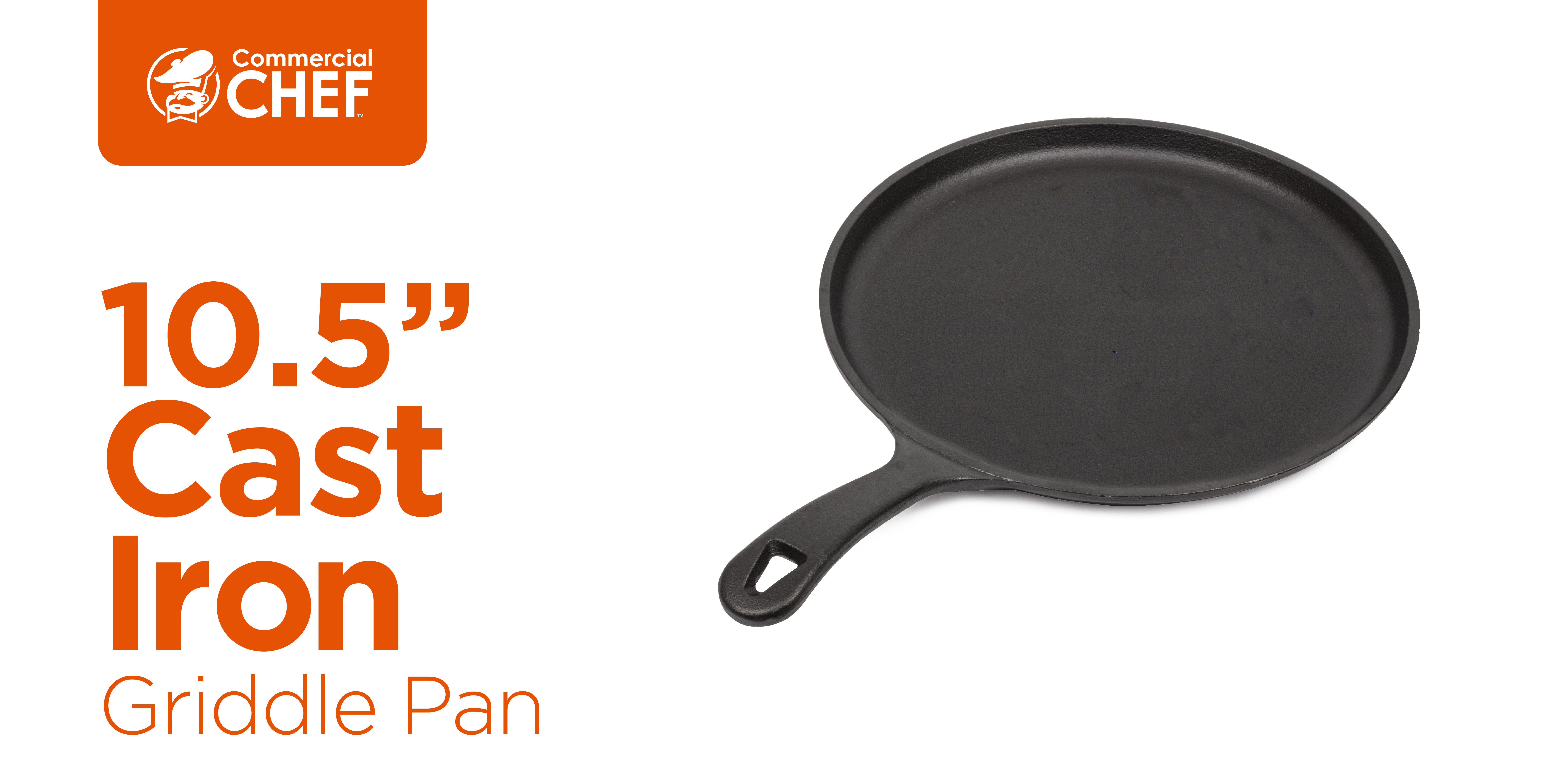 Commercial cast iron griddle best sale