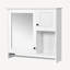 Armoire à pharmacie murale 30 po avec miroir et 2 tablettes