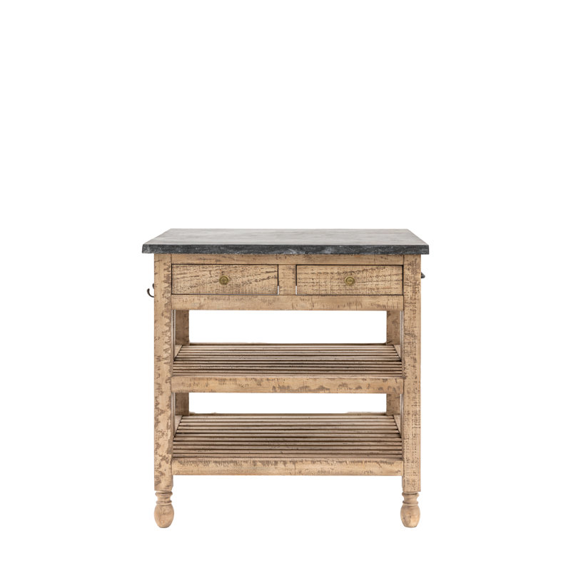 Beamond Marble Top Kitchen Island