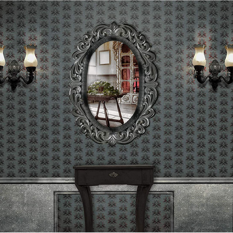 Wood Flat Wall Mirror