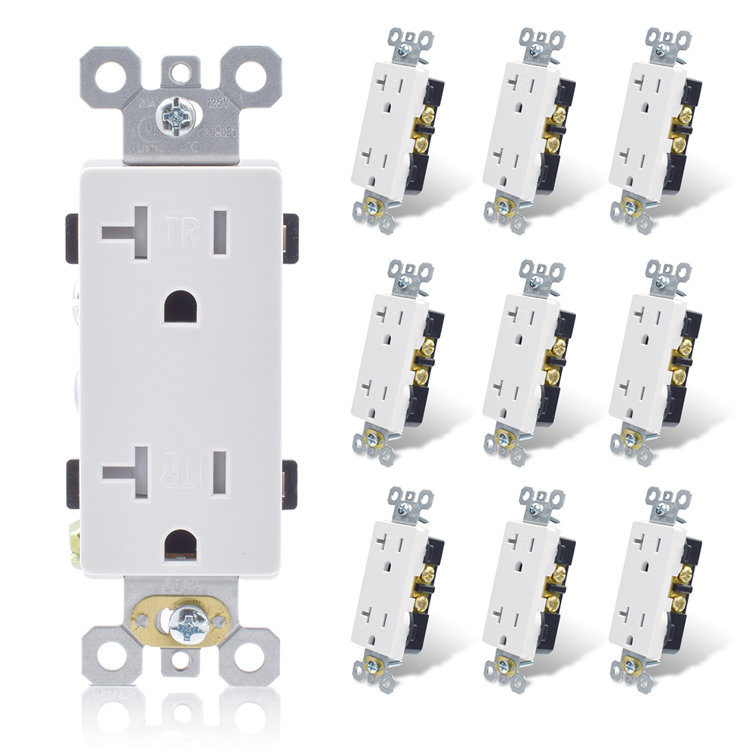 20 Tamper Resistant Duplex Outlet