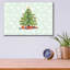 Art mural en verre The Christmas Aisle® «Christmas Tree Spode» par Andrea Strongwater-1998860682