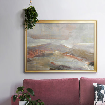 «Distant Canyon», toile tendue avec châssis encadré