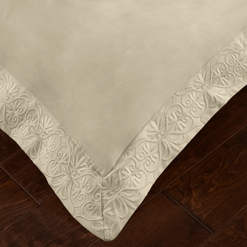 Ariane Duvet Cover Set, Queen Duvet Cover + 2 Standard Sham, Tan