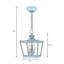 Luminaire suspendu géométrique à 4 lumières Rancourt-127986180