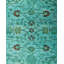 Tapis de couloir contemporain en laine noué à la main 2 pi 8 po x 14 pi 4 po
